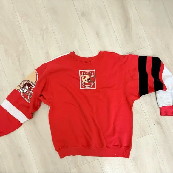 Vintage Team Rated San Francisco 49ers Patchwork Sweatshirt Men’s L Made in USA